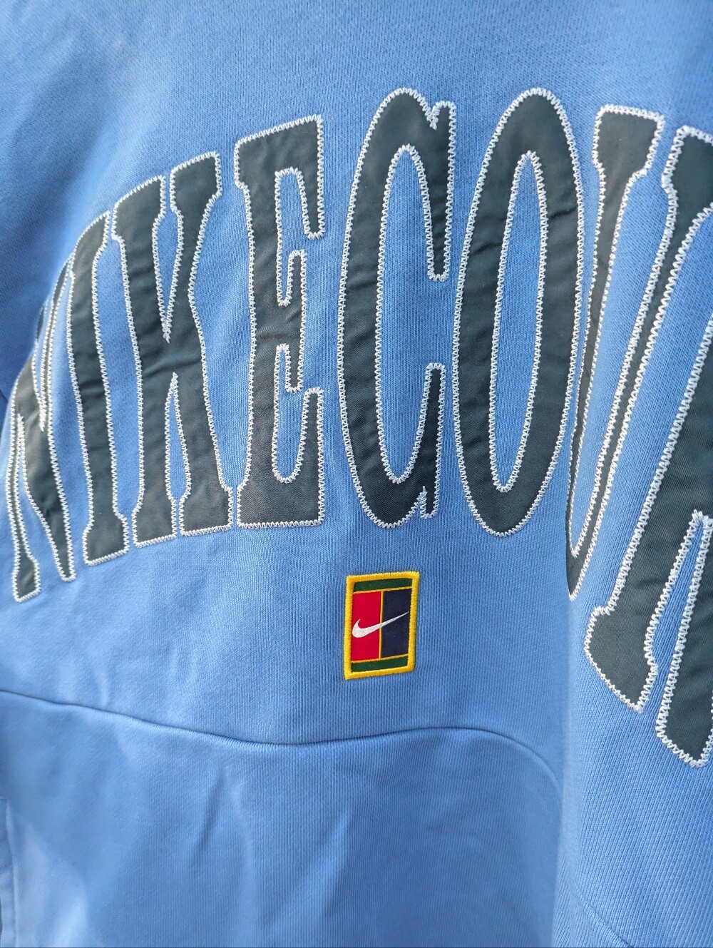 Nike Blue 'NIKE COURT' Pullover Hoodie - Picture 3 of 7
